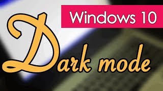 How to enable dark mode in Windows 10 [upl. by Queen629]