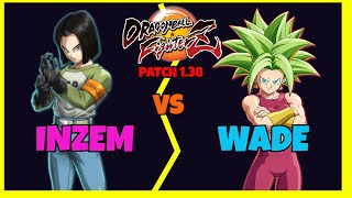 DBFZ 138 INZEM vs WADE  High level gameplay Janemba and Android 17 are too strong [upl. by Hendren310]