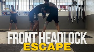 The best front head lock escape [upl. by Carboni]