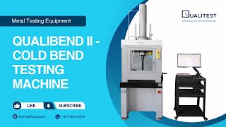 QualiBend II  Cold Bend Testing Machine for Steel BarSteel Plate  WorldofTestcom [upl. by Orian]