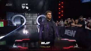 MJF Entrance AEW Collision July062024 [upl. by Swerdna178]