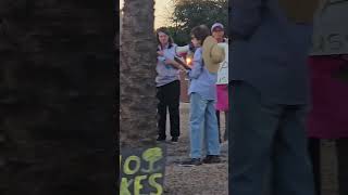 Some sort of protest going on in Phoenix about War war phoenix arizona [upl. by Vaenfila]