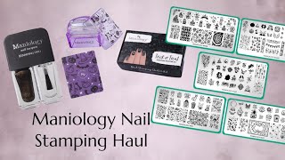 Maniology Nail Stamping Haul 💅🏼 [upl. by Assela658]