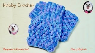 Mitones a crochet para niños [upl. by Marx]