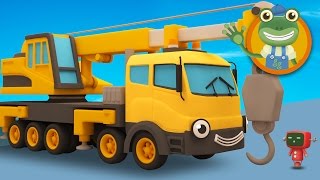 Caroline The Crane Visits Geckos Garage  Crane For Kids [upl. by Anircam]