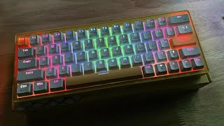 Armageddon GMK100 3 modes Mechanical Keyboard RGB Light malaysia armaggeddon mechanicalkeyboard [upl. by Sivet]