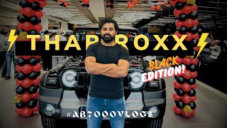 Mahindra Thar Roxx 5 Door Black Colour Interior Sunroof Music Walkaround Review  AB7000Vlogs [upl. by Mcgrody663]