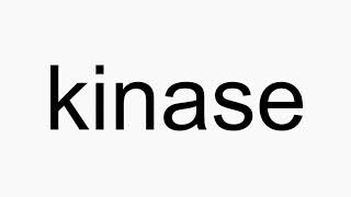 How to pronounce kinase [upl. by Stichter23]