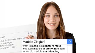 Maddie Ziegler Answers the Webs Most Searched Questions  WIRED [upl. by Ymar602]