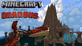 Dragon Island in MINECRAFT  Minecraft How To Train Your Dragon DLC [upl. by Nashoma]