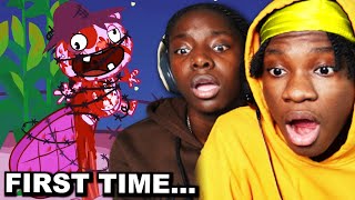 I Made My GIRL BEST FRIEND React To HAPPY TREE FRIENDS For The First Time [upl. by Tito789]