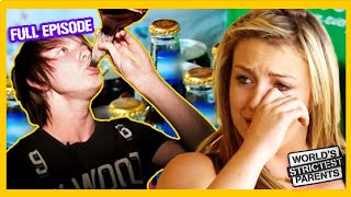 Party Teen Threatens to Stab Mom😳  Full Episode  Worlds Strictest Parents [upl. by Wallis]