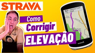 Como Corrigir Elevação Altimetria no STRAVA  Tutorial [upl. by Aihsei626]