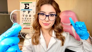 ASMR Eye Exam Lens 1 or 2 Test 👓 REALISTIC Vision Test With or Without Light Exam 👓 [upl. by Abell]