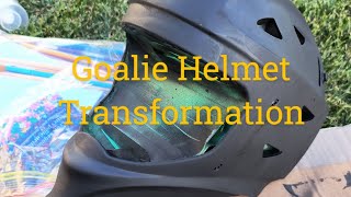 I personalized my goalie helmet [upl. by Glad]