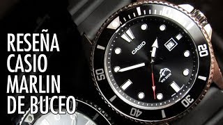 Reseña Casio Marlin  Duro MDV106 Reloj de Buceo en Español [upl. by Ianteen]