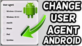 How to Change User Agent on Android  Change Android User Agent [upl. by Siol]