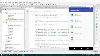 Custom ListView with item click listener Kotlin  Android Studio Tutorial [upl. by Desta]