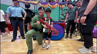 👮🏻‍♂️👮🏻‍♀️香港警察新界南總區「親親祖國 童樂日」  萌兒幼稚園 MOE Kindergarten [upl. by Iramo]