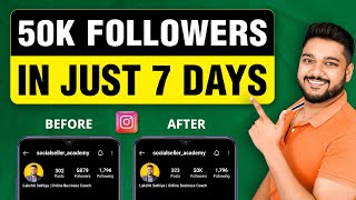 How to get 50k Instagram Followers in 7 Days  Instagram Growth Strategy  Social Seller Academy [upl. by Mcnair]