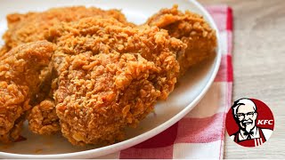 How To Make KFC Fried Chicken  Recipe Secret Revealed [upl. by Oah]