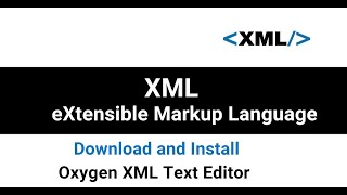 How to Install Oxygen XML Editor  Oxygen XML Text Editor [upl. by Leik]