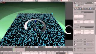 Blender Tutorial  Using Texture Maps to Influence Particles [upl. by Ahsienauq]