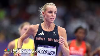 Keely Hodgkinson cruises through womens 800m semifinal  Paris Olympics  NBC Sports [upl. by Darius]