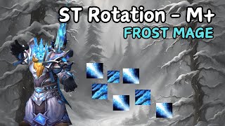 Frost Mage ST Rotation In Mythic Plus  Patch 1105 [upl. by Yblek]