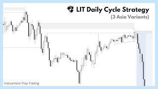 Easy LIT Daily Cycle Strategy 3 Variants  2Phase Inducement Trap Trading [upl. by Graehme]