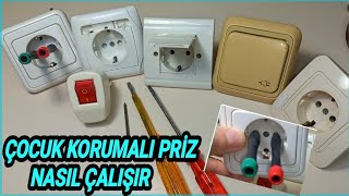 Çocuk Korumalı Priz Nedir Nasıl Çalışır [upl. by Tamaru397]