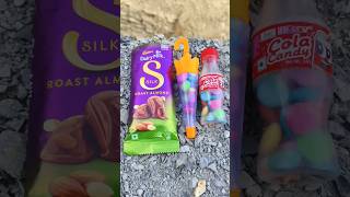 Coca cola amp dairy milk silk amp star gems shorts dairymilk cocacola [upl. by Ellebanna858]