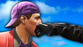 PUNCHED IN THE MOUTH GTA 5 Funny Moments [upl. by Milissent824]