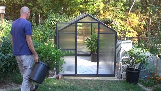 Small Greenhouse kit by Veikous  Build Cost Modifications and First Impressions [upl. by Pelage]