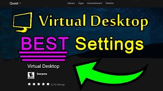 7 Tips For The Best Virtual Desktop Settings 2023 [upl. by Christal]