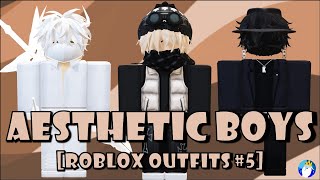 Aesthetic Boys Roblox Outfits Part 5 [upl. by Frentz]