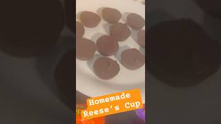 Homemade reeses candy halloweencandy [upl. by Nevar]