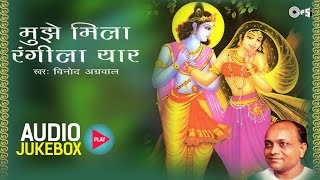 Non Stop Superhit Krishna Bhajans by Vinod Agarwal  Mujhe Mila Rangeela Yaar [upl. by Atalya13]