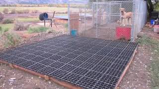 Dog Kennel Floors Using EcoGrid [upl. by Wilhelmine]