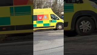 Emergency Ambulance 999 United Kingdom Clever Driving 🔥🔥  shortvedios  automobile  train [upl. by Naivad]