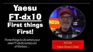 Essential Easy First Steps for Yaesu FTdx10 [upl. by Edbert]