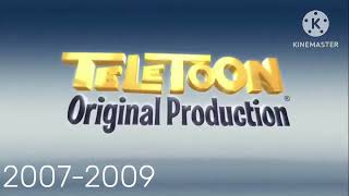 Teletoon Original Production Logo History [upl. by Ahsinyd]