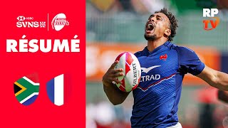 Quel finish des bleus   Résumé Afrique du Sud vs France  Match 5e place HSBC SVNS Dubaï [upl. by Urbano]