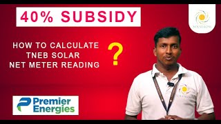 5 Kw solar panel Example  How to calculate TNEB solar NET meter reading  Net metering in Chennai [upl. by Atinej980]