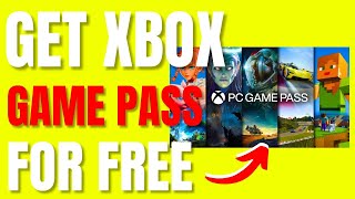 How TO GET XBOX GAME PASS FOR FREE [upl. by Silera]