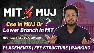 Manipal Jaipur vs Manipal Karnataka Comparison Review 2022  Placements  Fee Structure  MIT vs MUJ [upl. by Lukash]