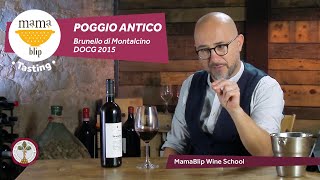 Poggio Antico  Brunello di Montalcino DOCG 2015 Wine Tasting [upl. by Anerehs]