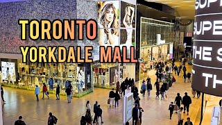 Toronto Yorkdale Shopping Centre Mall Toronto Canada 4k [upl. by Grey606]