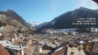 Timelapse 16022024  Webcam Casa Ciajeole  Moena Val di Fassa Dolomiti [upl. by Pogue688]