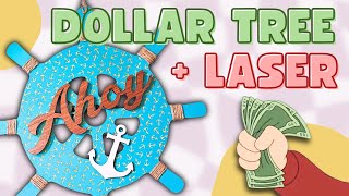 5 Dollar Tree Laser Crafts to Transform Into MEGA Profit 💰 [upl. by Anitsenre]